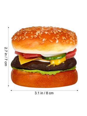 images of hambugers that are fake